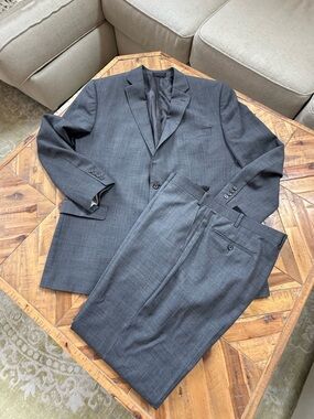Ralph Lauren Dark Charcoal Two-Piece Suit